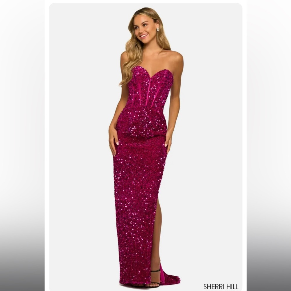 Sherri Hill Sequin Homecoming Gown